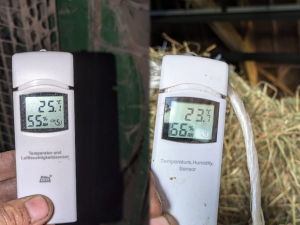 Fehlende trockene Luft